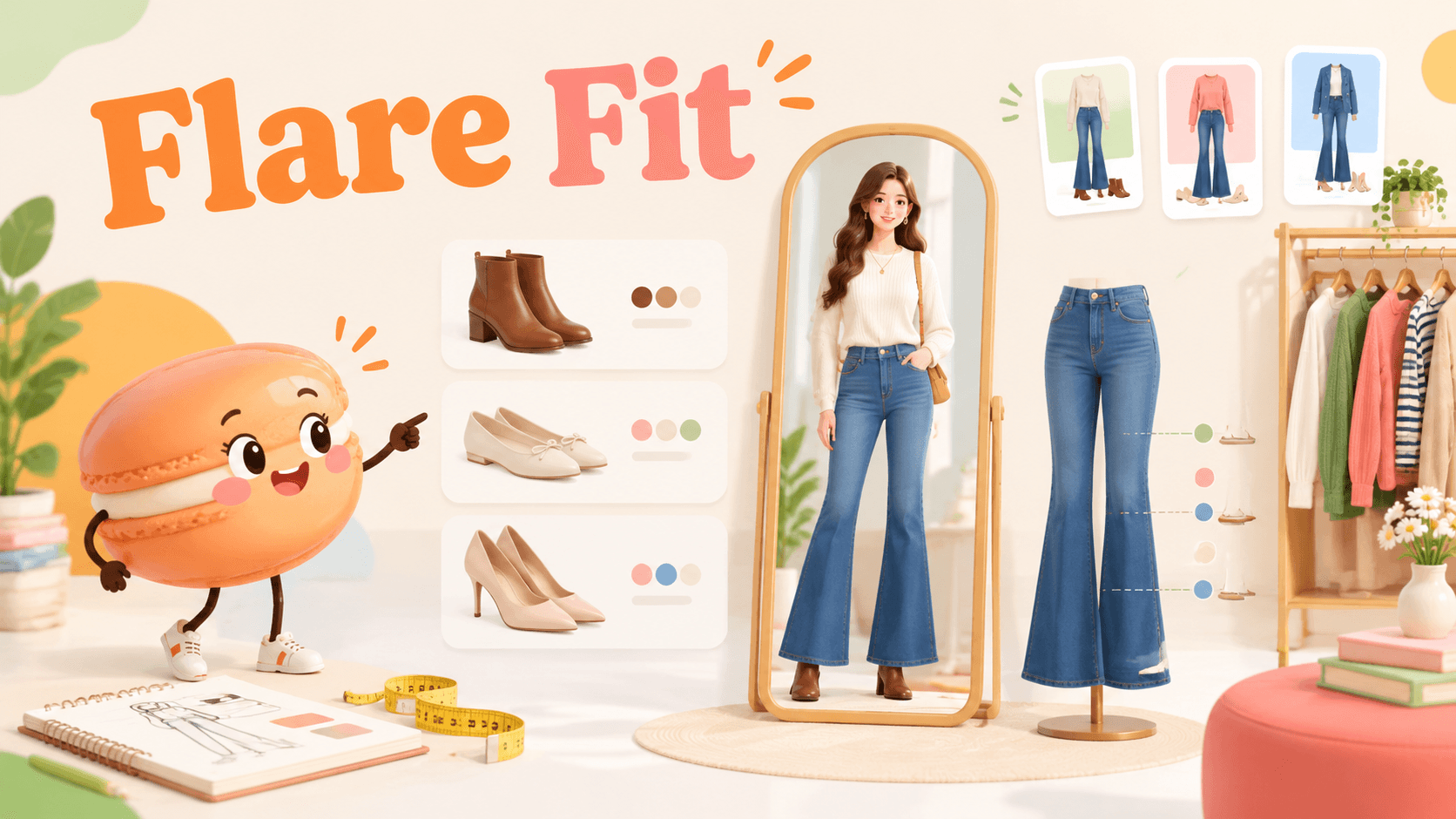 Put the shoes on first