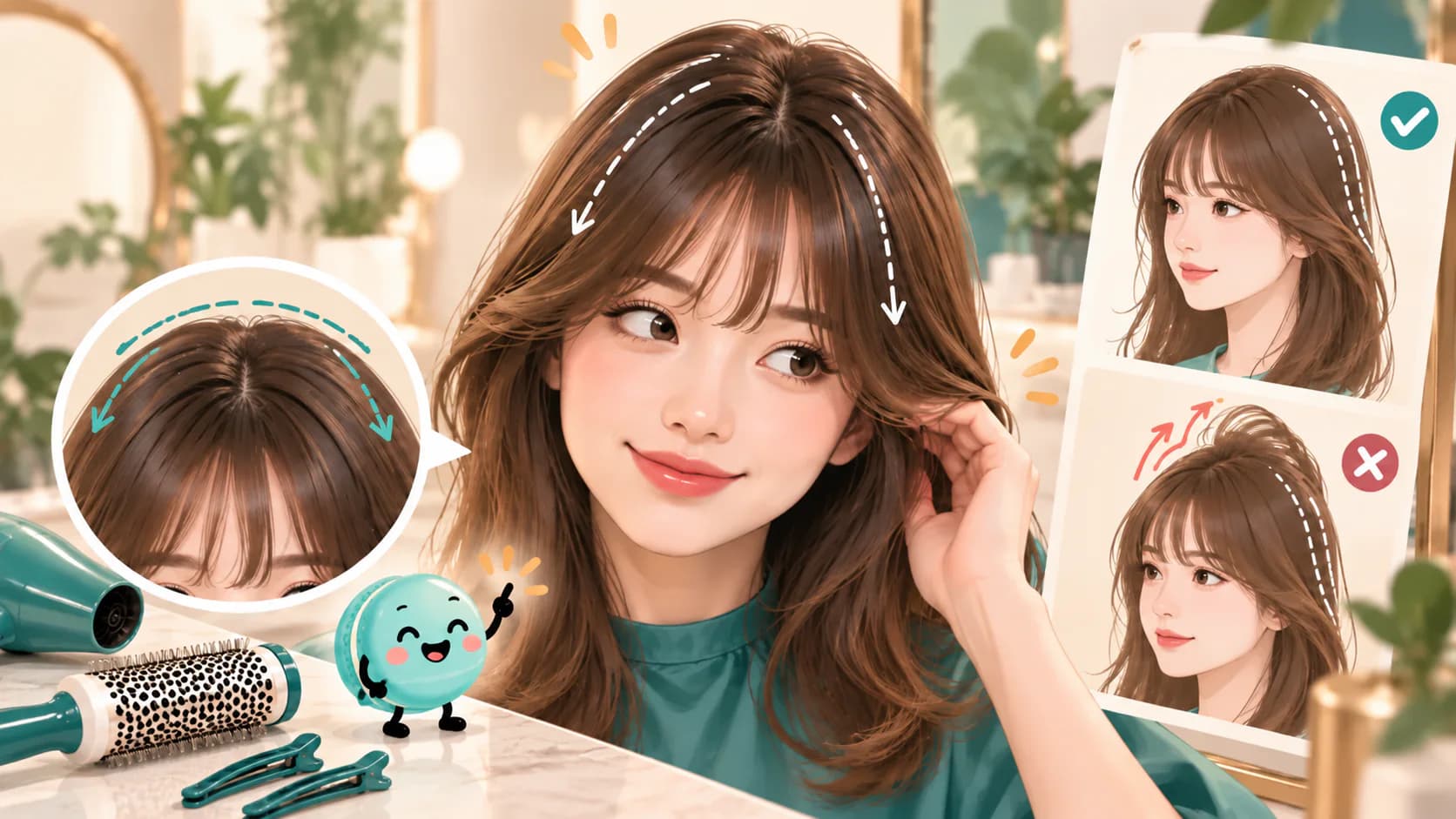 Styling It to Avoid Extra Length on Top