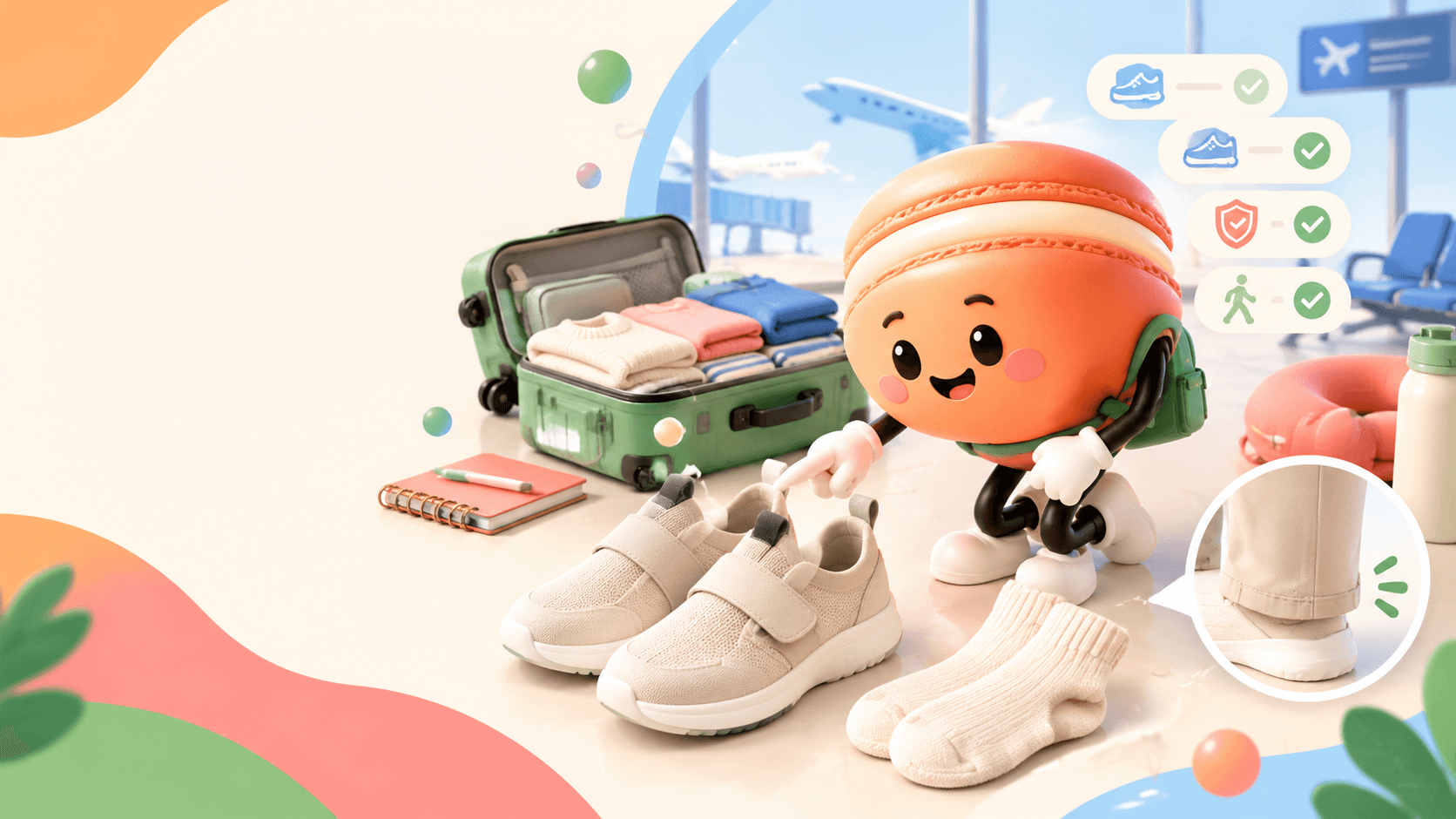 Choose secure, comfortable footwear