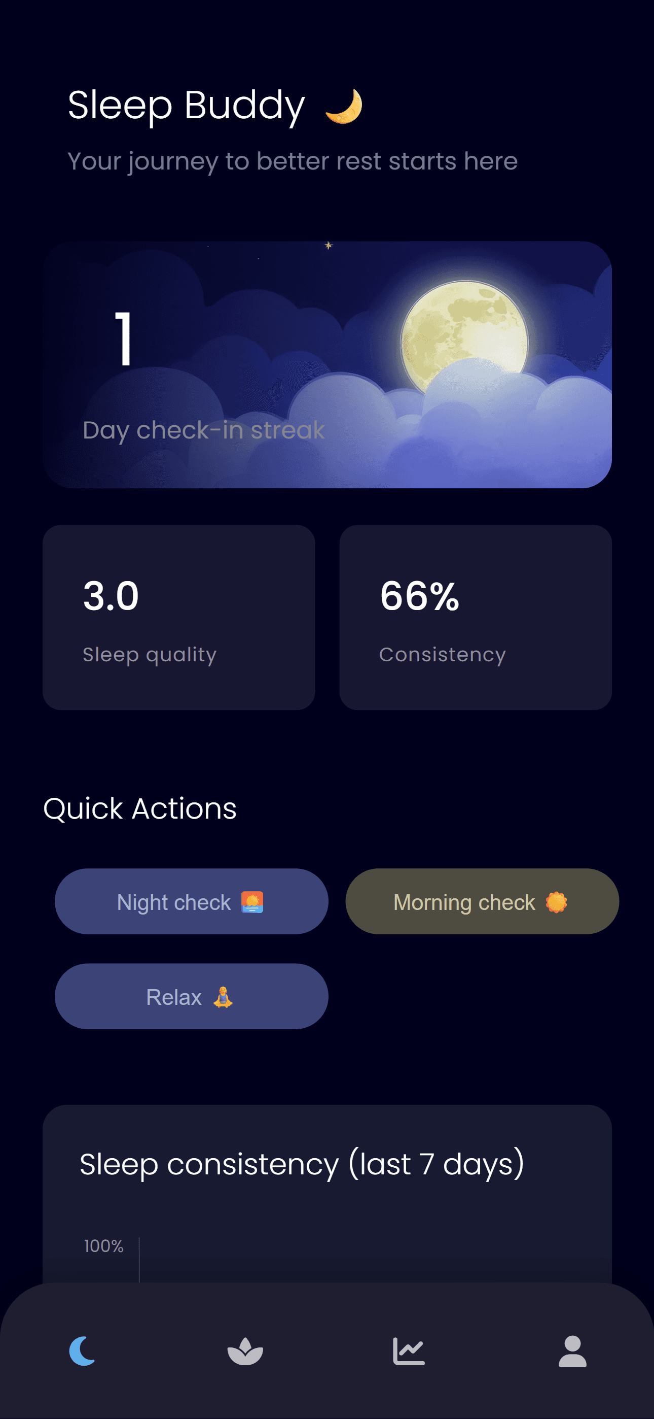 Captura de tela do App 1
