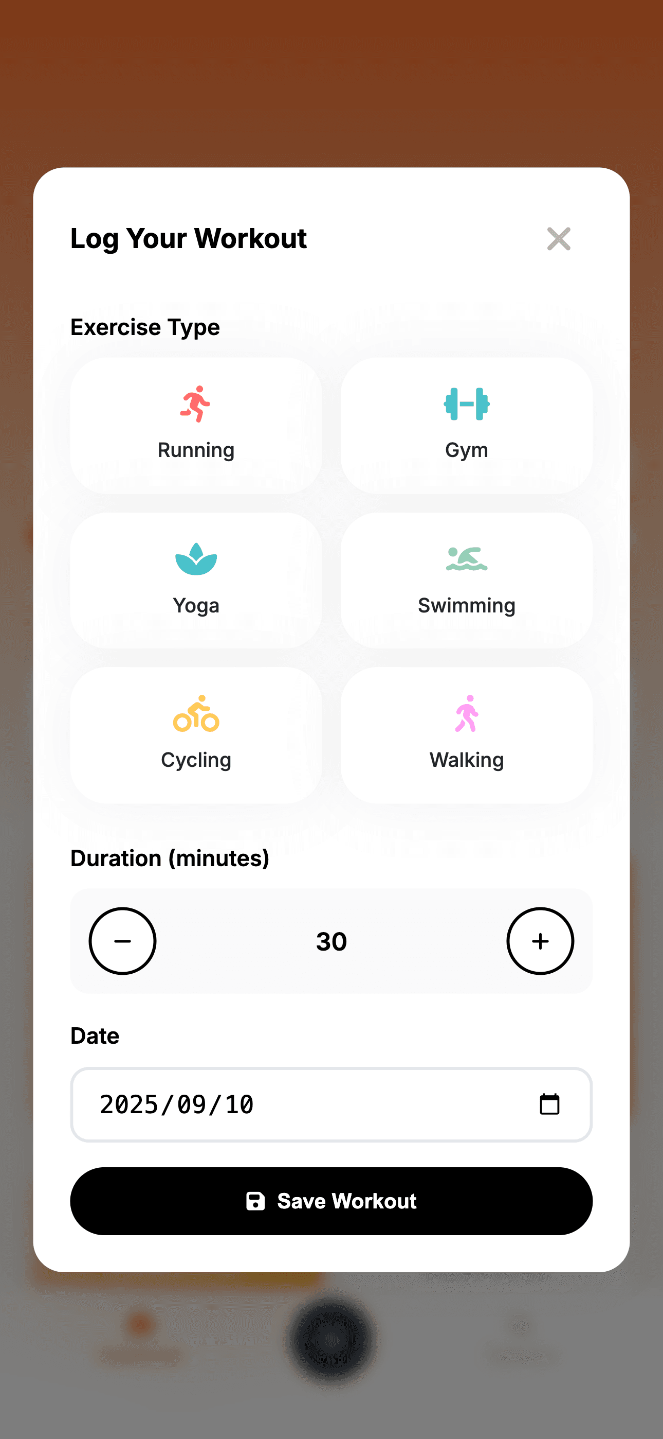 Captura de tela do App 3