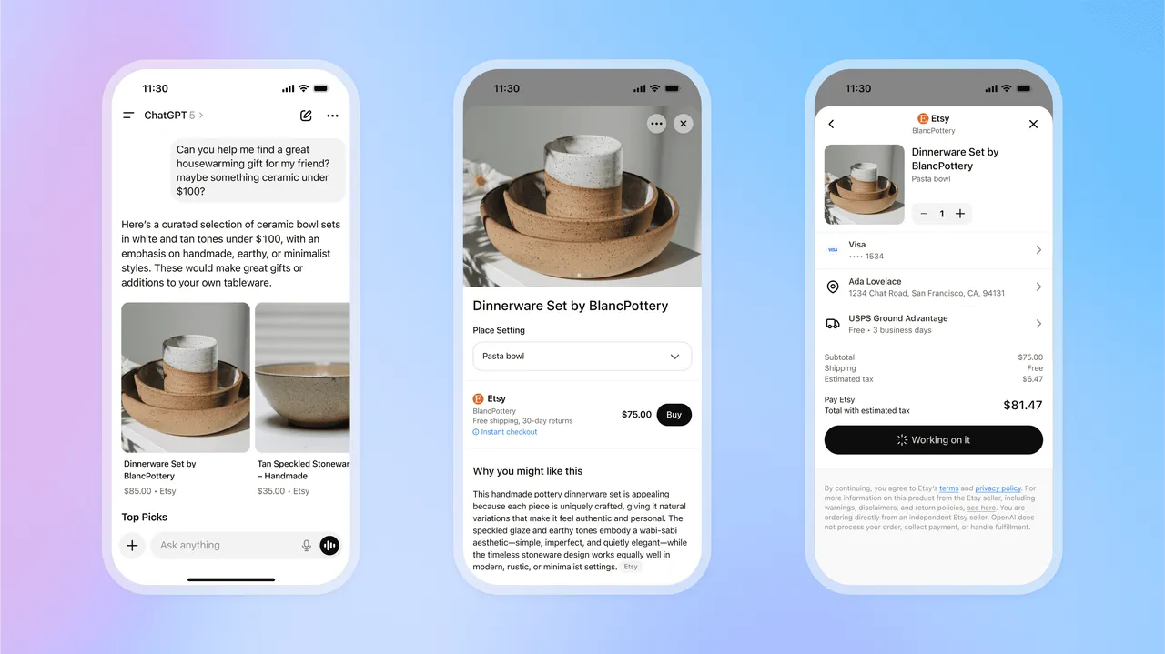 Peut-on faire confiance à l'IA lors de l'achat ? Comment le paiement instantané de ChatGPT et le commerce agentique pourraient transformer le shopping