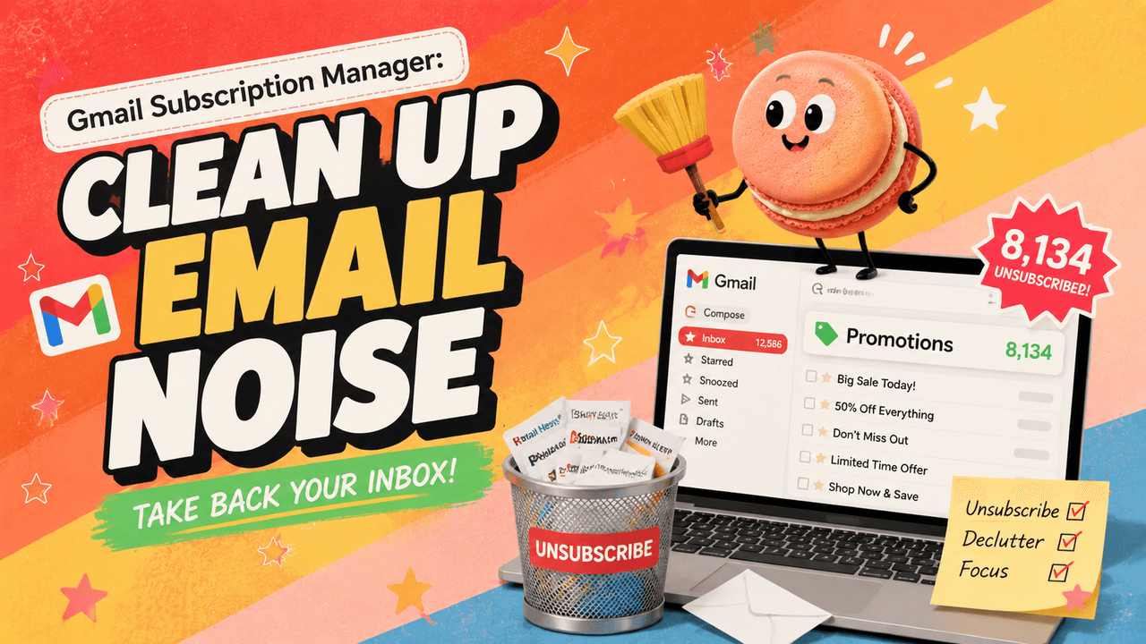 Gmail Subscription Manager: Clean Up Email Noise