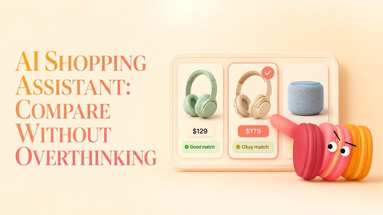 AI Shopping Assistant: Compare Products Without Overthinking