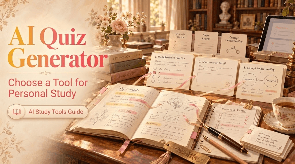 AI Quiz Generator: Choose a Tool for Personal Study