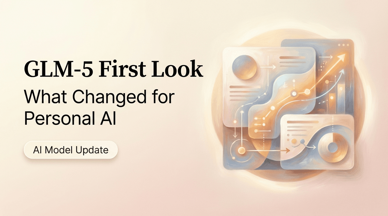 GLM-5 First Look: What Changed for Personal AI
