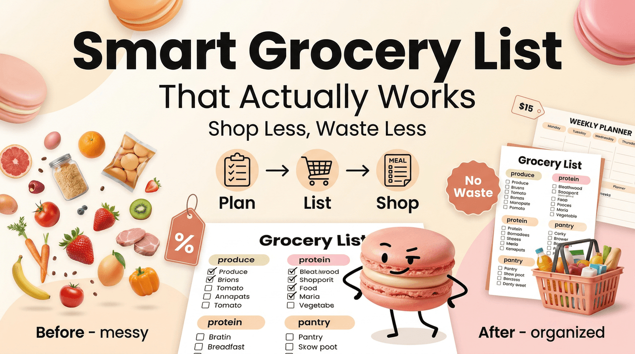 Grocery List: How to Build One That Actually Works