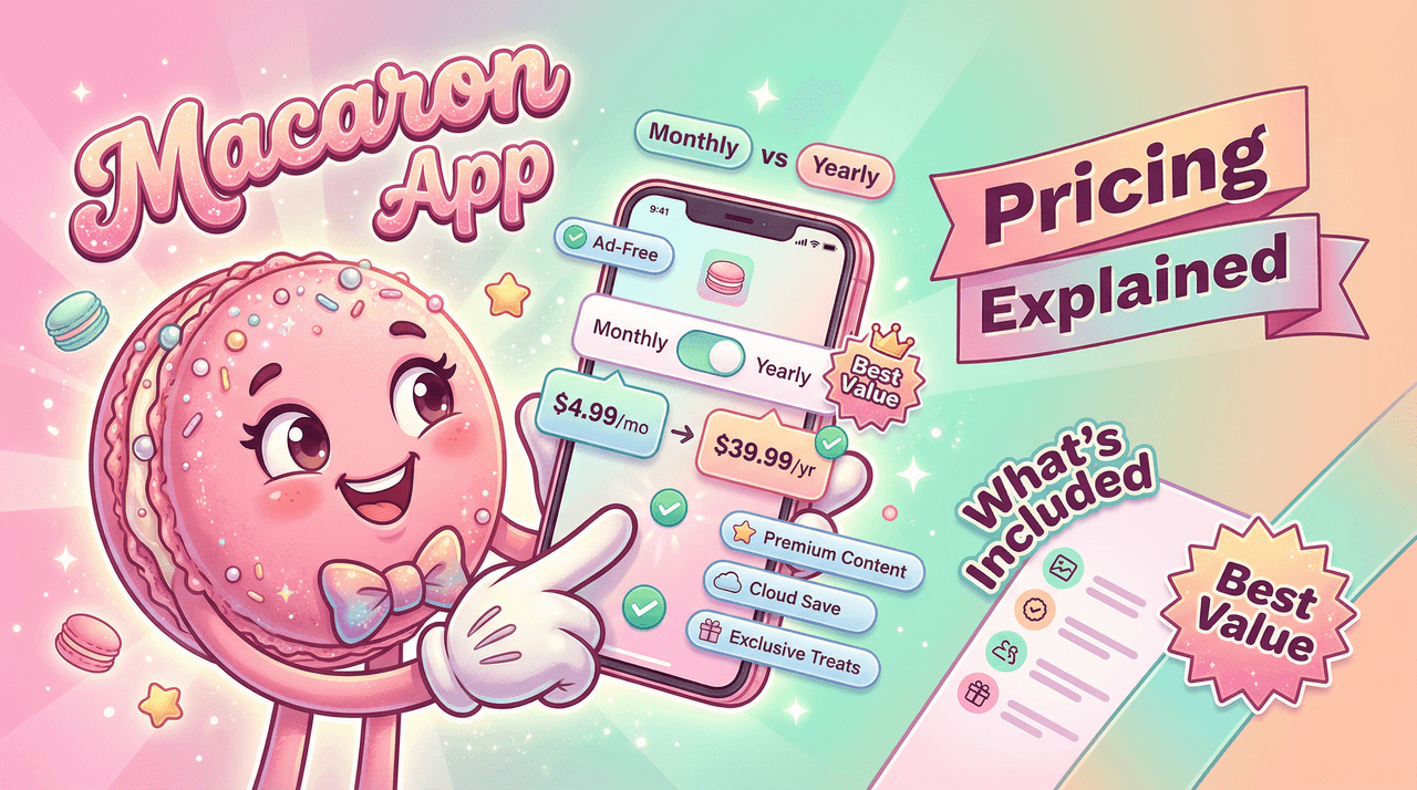 Macaron App Pricing Explained: Monthly vs Yearly, What's Included, Best Value