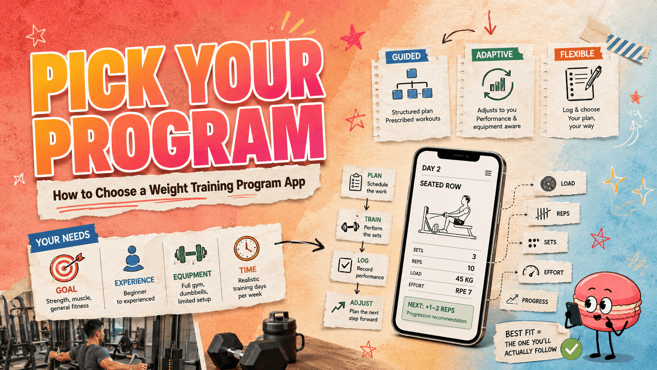 How to Choose a Weight Training Program App