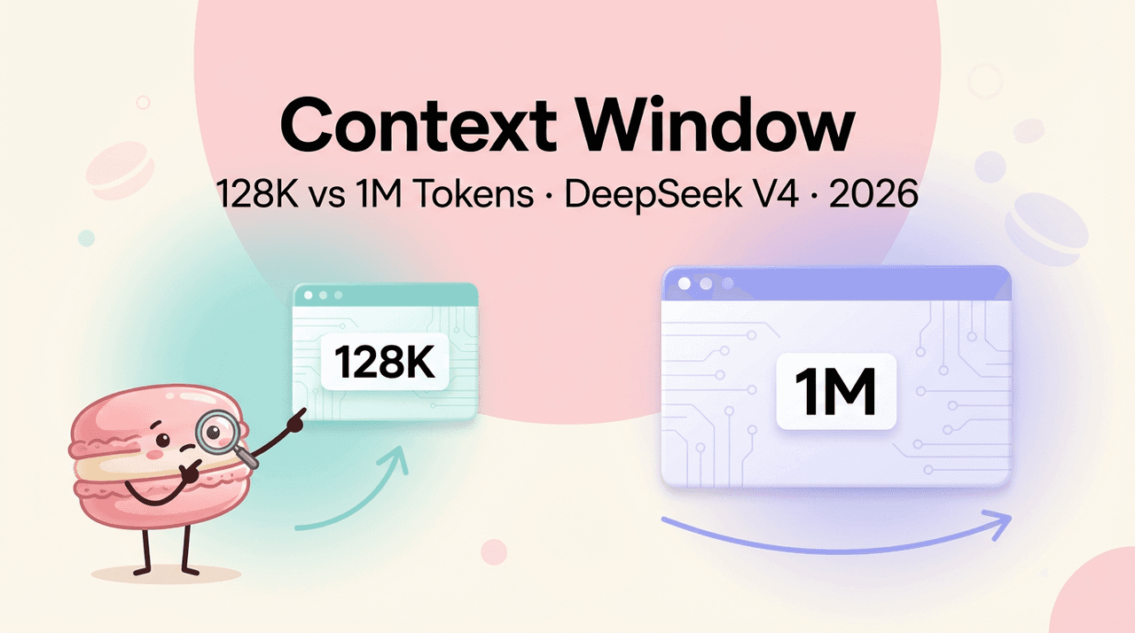 DeepSeek V4 Context Window: 128K vs 1M Tokens