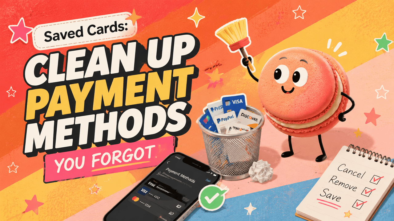 Saved Cards: Clean Up Payment Methods You Forgot