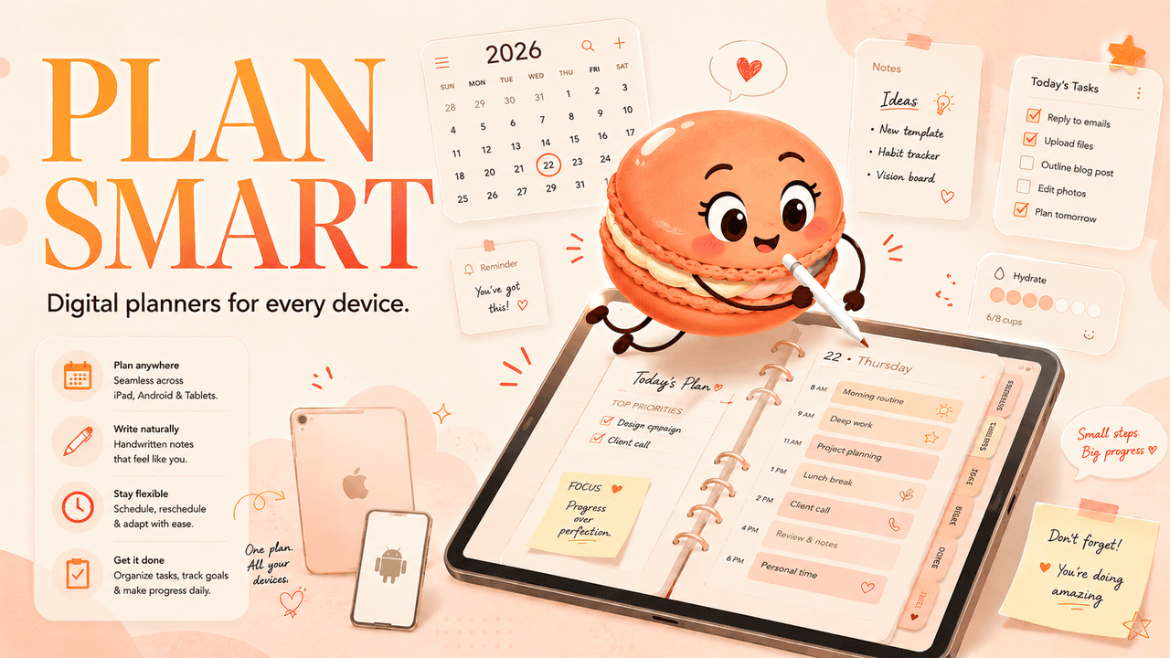 Digital Planners for iPad, Android, and Tablets