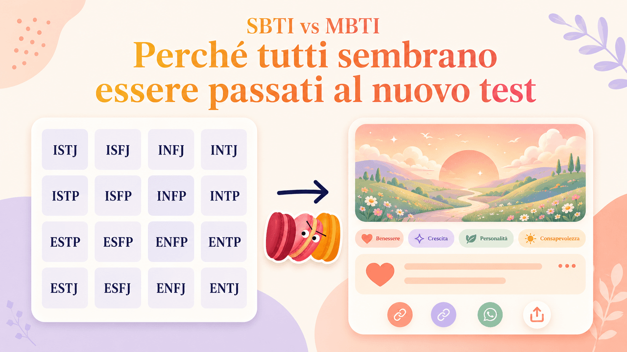 SBTI vs MBTI: perché tutti sembrano essere passati al nuovo test