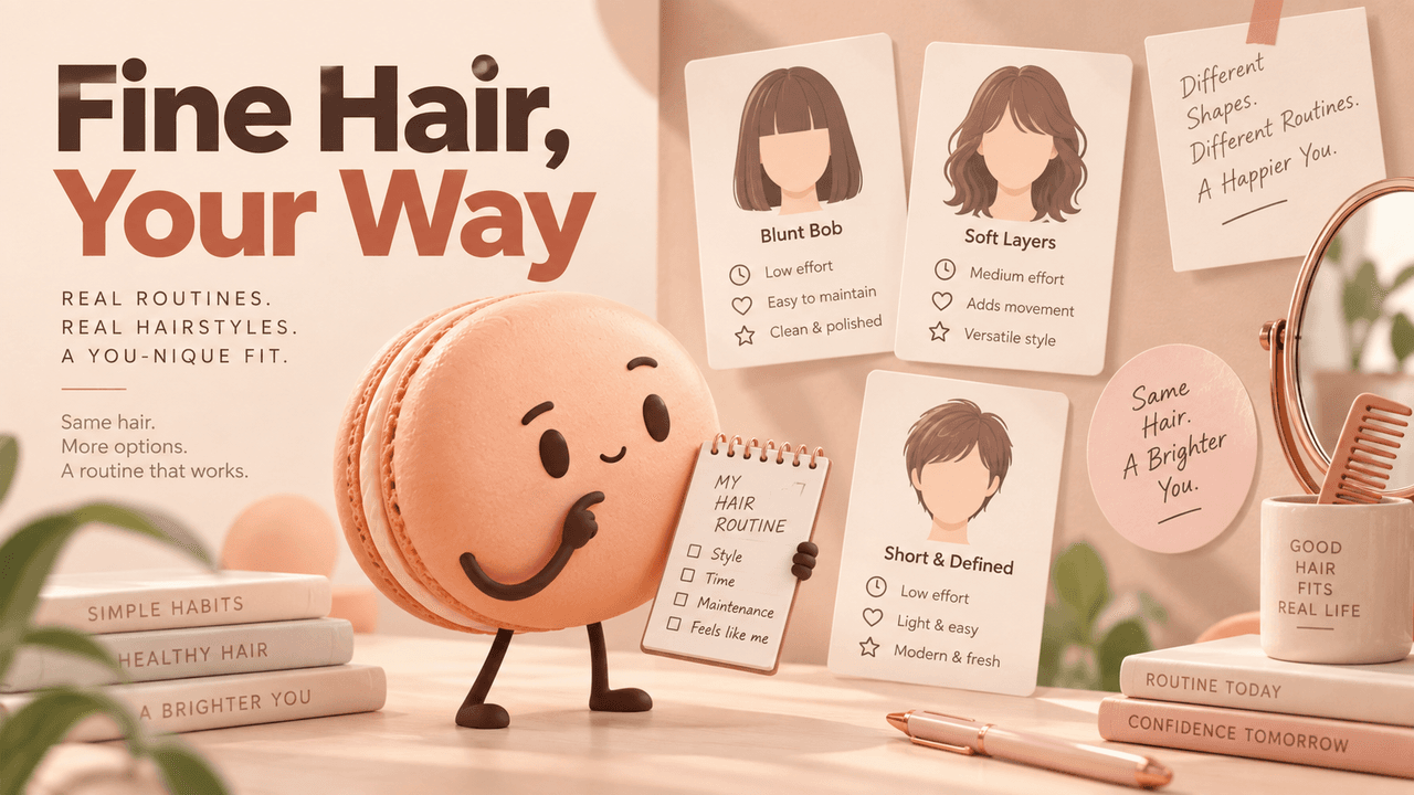 Best Hairstyles for Fine Hair That Fit Your Routine