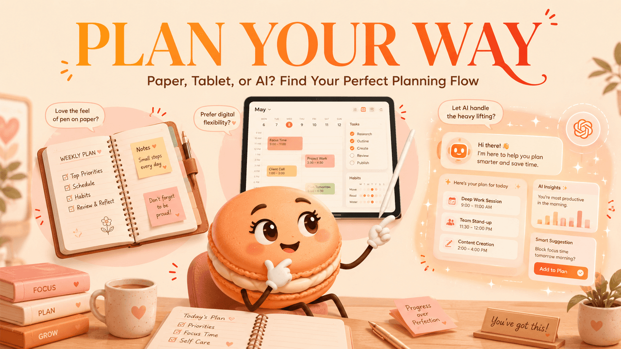 Best Digital Planners: Paper, Tablet, or AI?