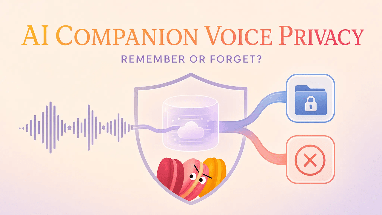 Should an AI Companion Remember Your Voice?