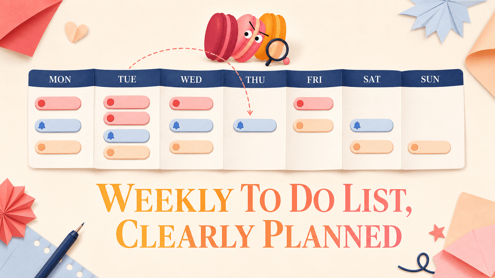 Weekly To Do List: Plan the Week Clearly