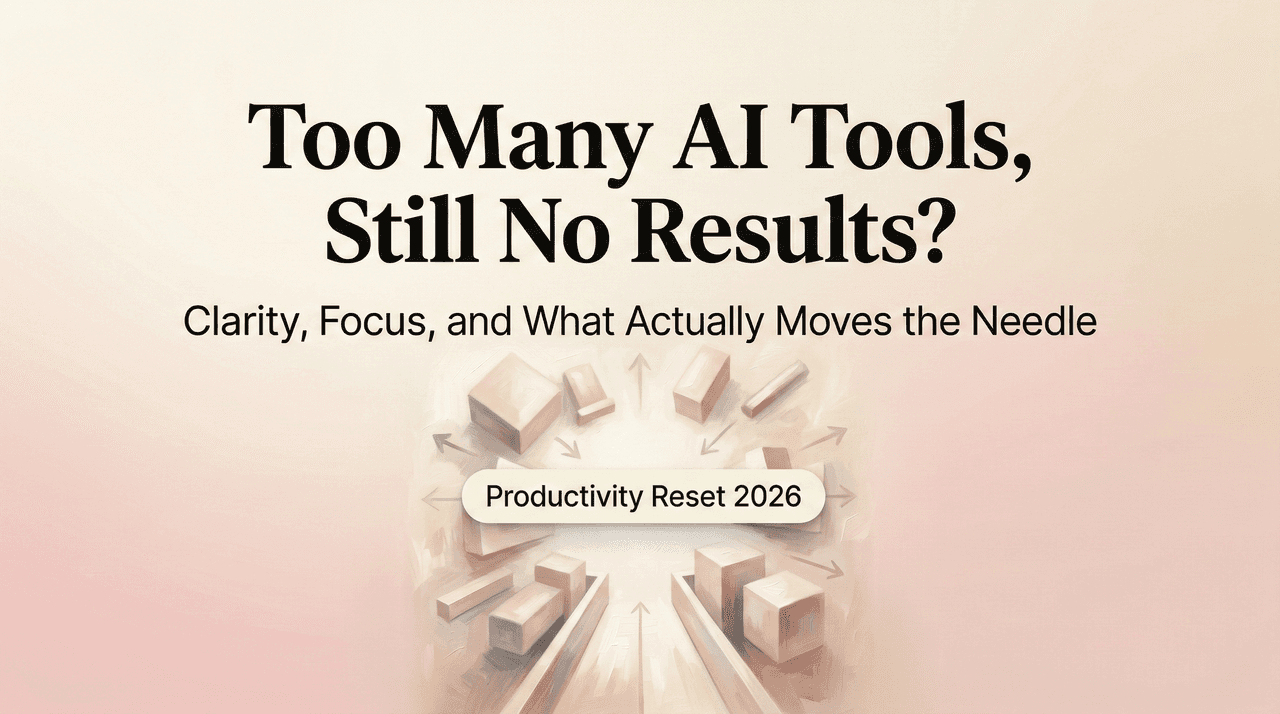 Too Many AI Tools, Still No Results?