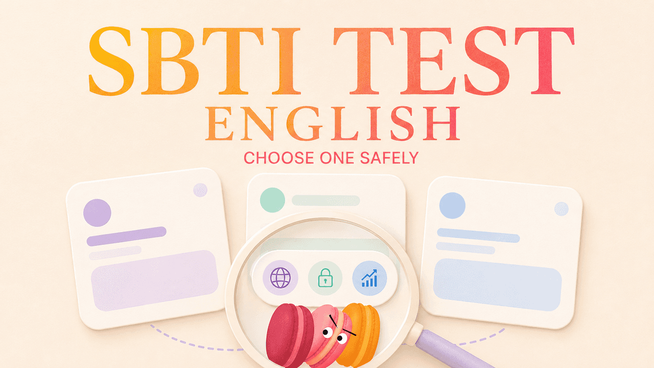 SBTI Test English Versions: Choose One Safely