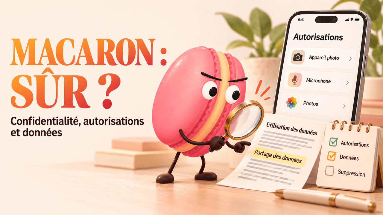L’application Macaron est-elle sûre ? Confidentialité, autorisations et données à vérifier