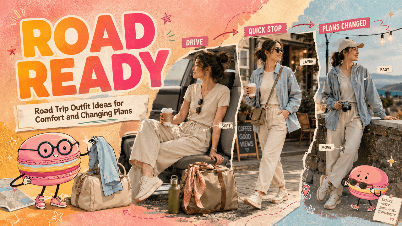 Road Trip Outfit Ideas for Comfort and Changing Plans
