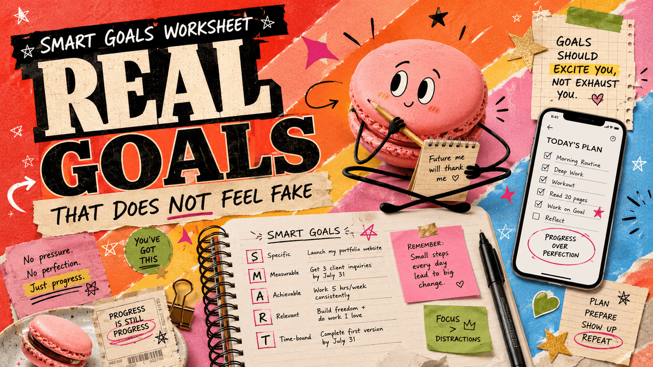 Smart Goals Worksheet That Does Not Feel Fake