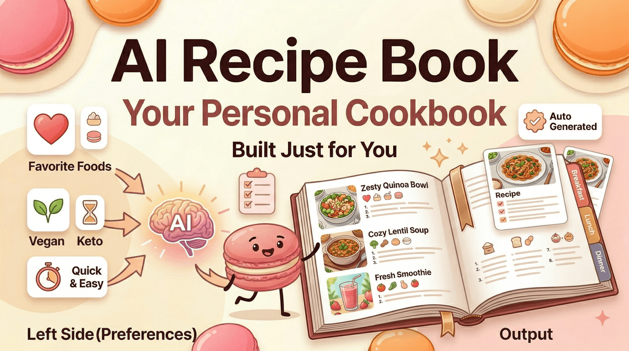 AI Recipe Book Generator: Build a Personalized Cookbook