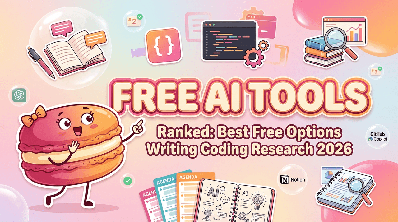 Free AI Tools Ranked: Best Free Options for Writing, Coding, and Research (2026)