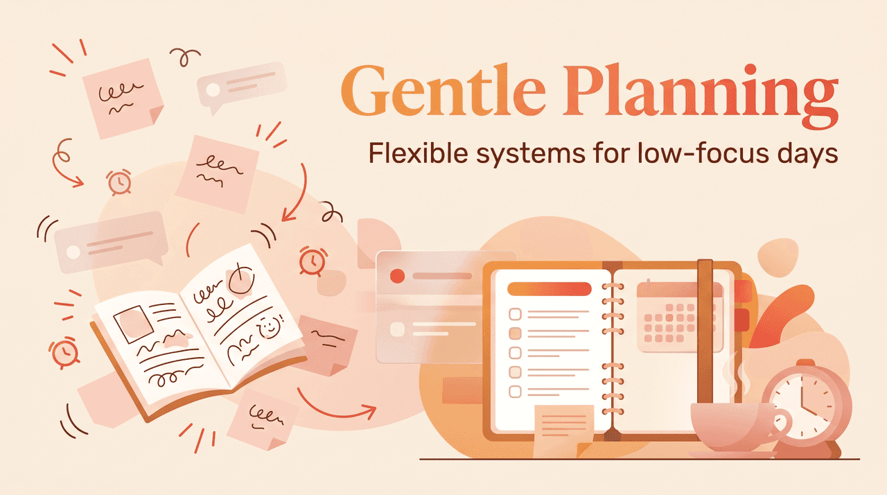 ADHD Planner: Gentle Planning for Scattered Days