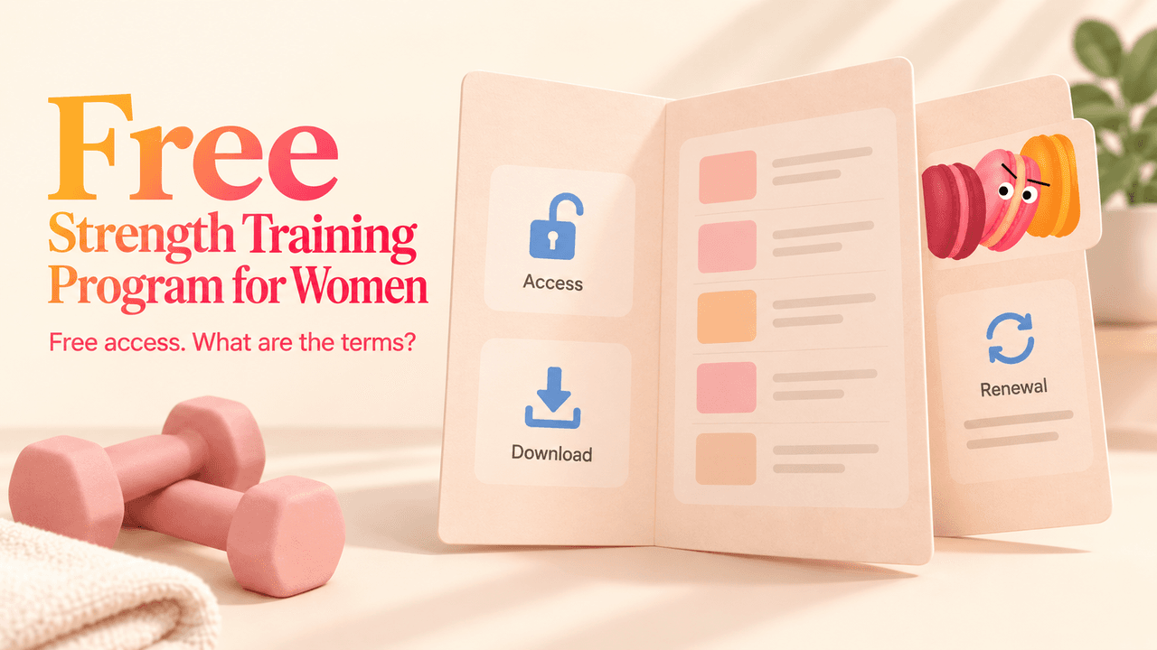 Free Strength Training Program for Women: Check the Terms