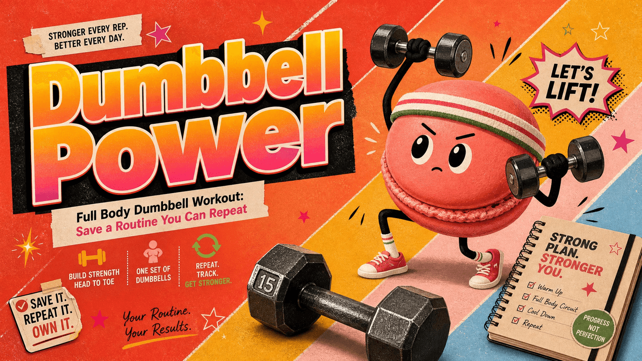 Full Body Dumbbell Workout: Save a Routine You Can Repeat