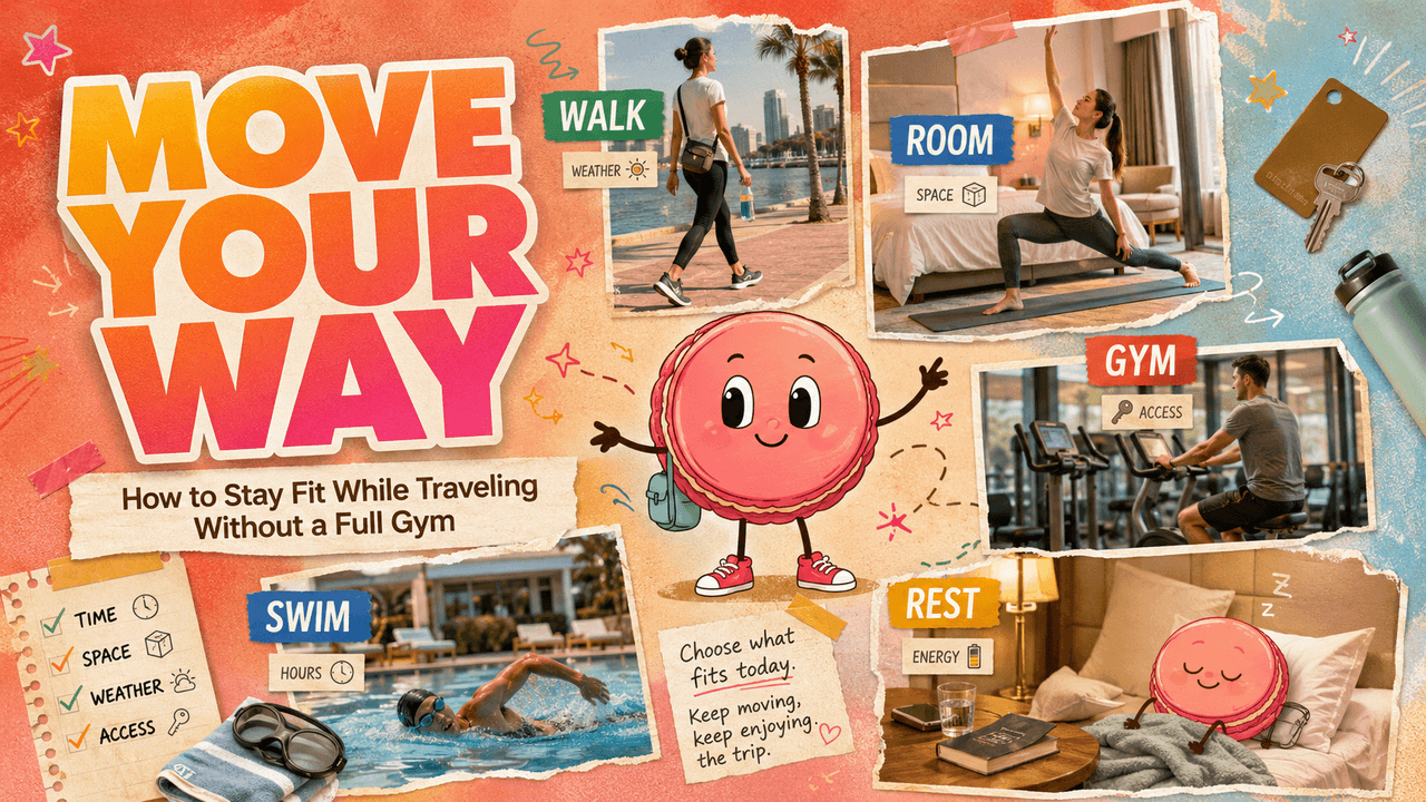 How to Stay Fit While Traveling Without a Full Gym