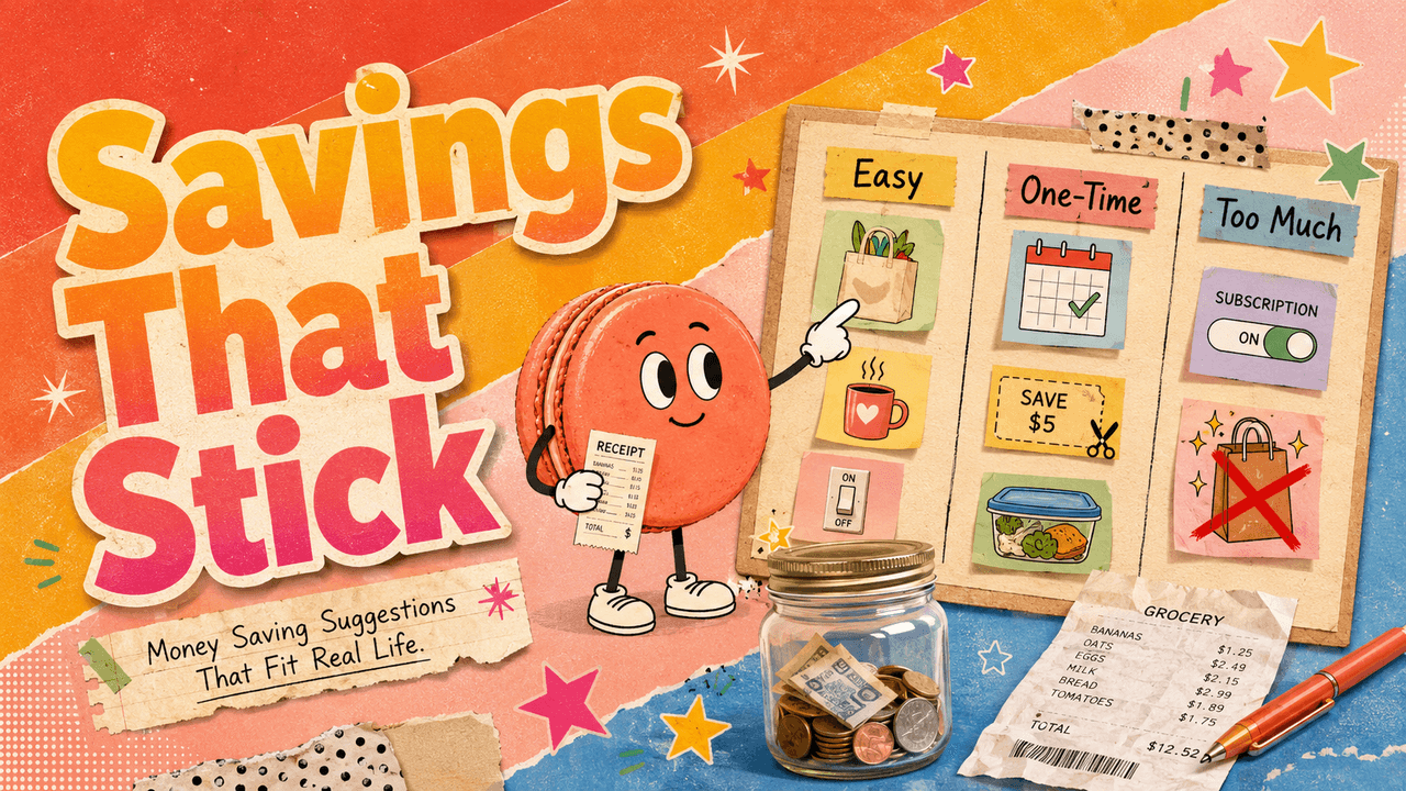 Money Saving Suggestions That Fit Real Life